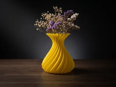 Twisted Flare Vase