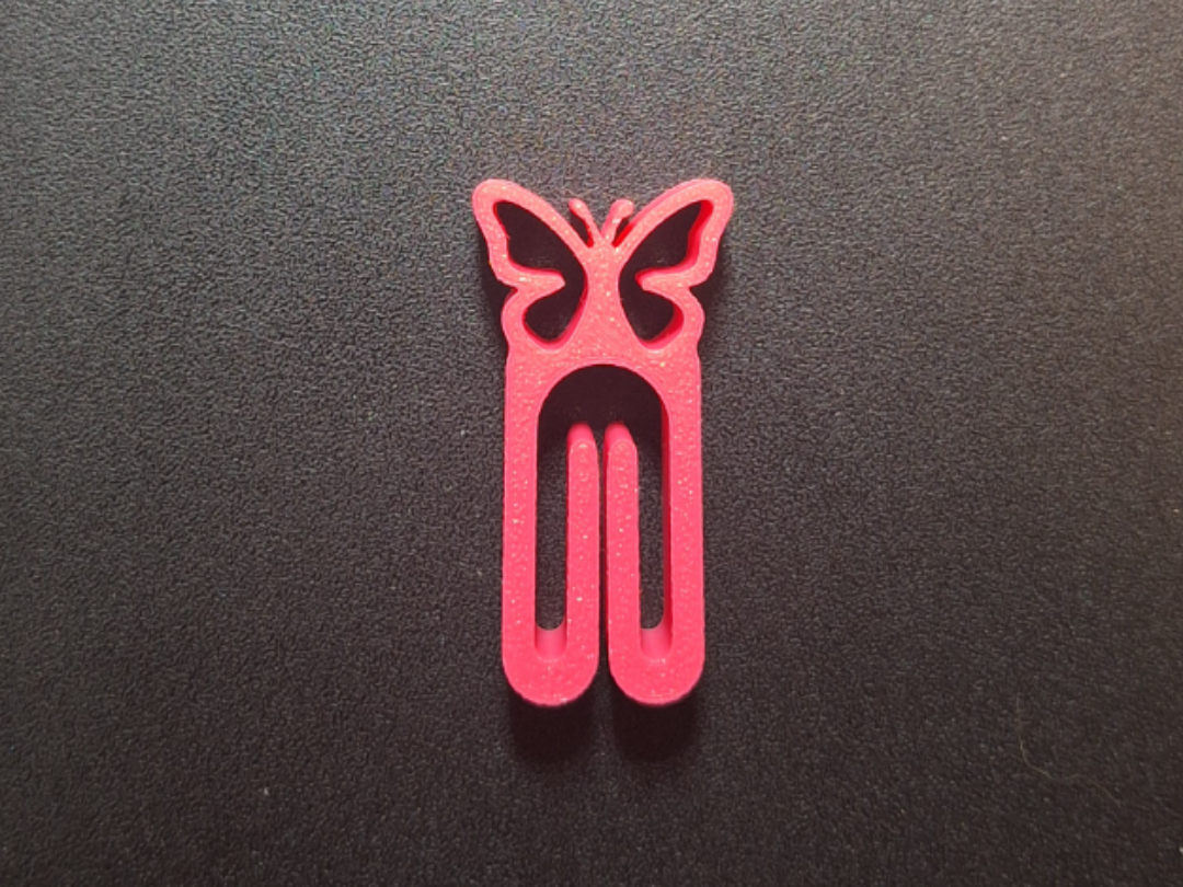 Mini clip per sacchetti con farfalla