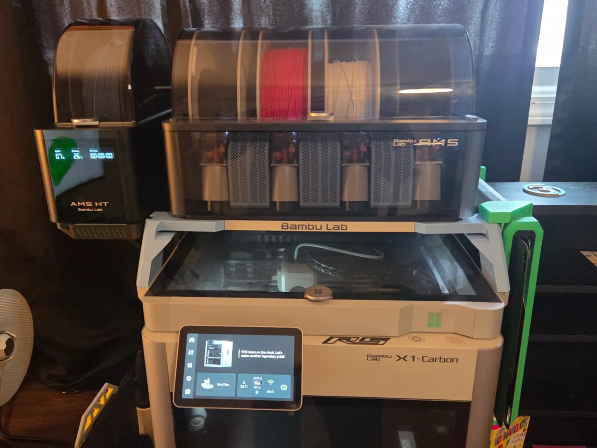 AMS Riser AMS HT Side Mount - Free 3D Print Model - MakerWorld