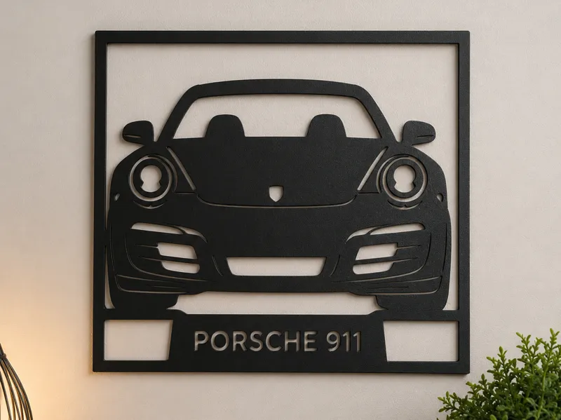 Porsche 911 wall art