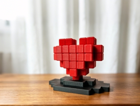 Miniatura 2 do modelo 3D PIXEL HEART