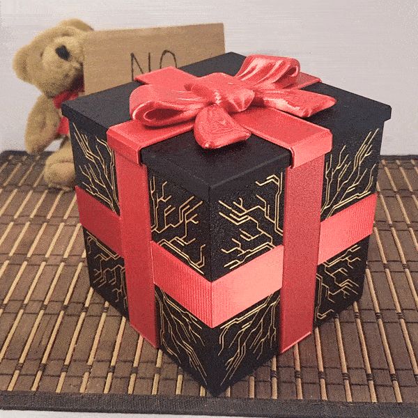 Techno Tile for Exploding Gift Box