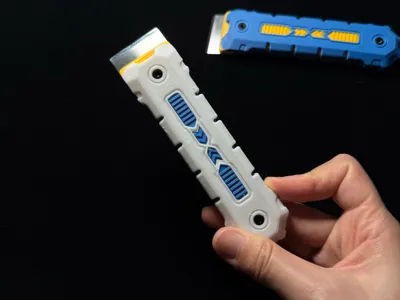 <原创设计>Bambu Lab Bed Scraper (Original Blade) Flat Scraper - Bed-safe & Versatile Application