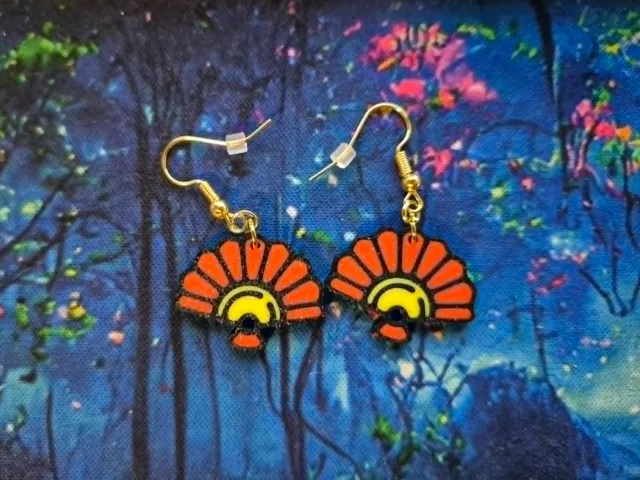 Shan Earrings (Chinese Hand Fans)