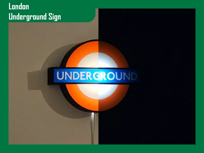 London Underground Sign Lamp