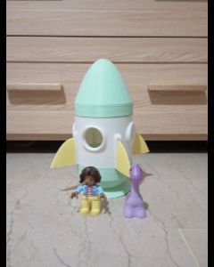 Build Your Own Rocket Modular DUPLO Compatible Toy