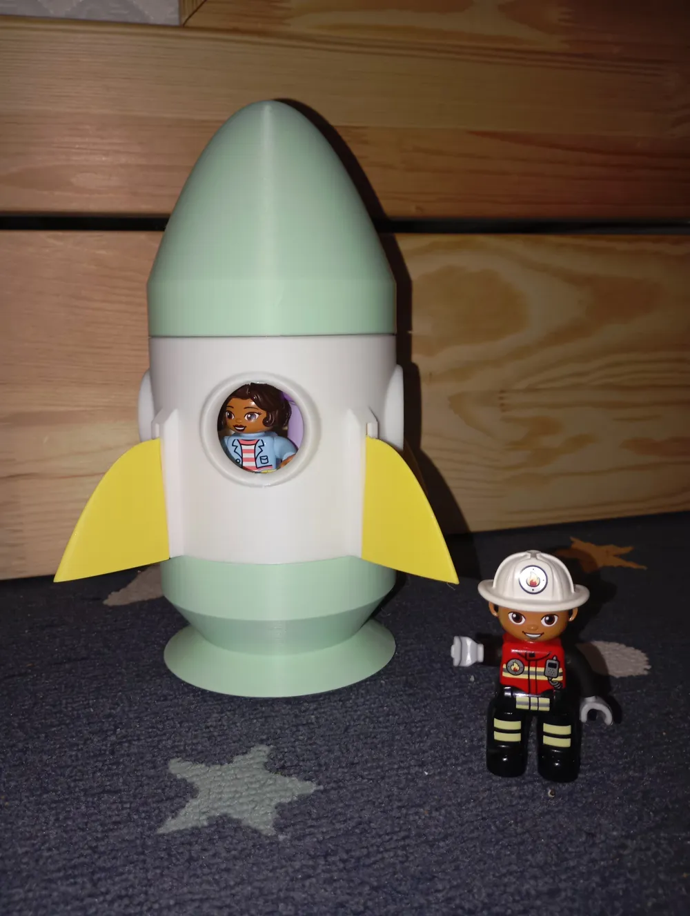 Build Your Own Rocket Modular DUPLO Compatible Toy - Free 3D Print ...