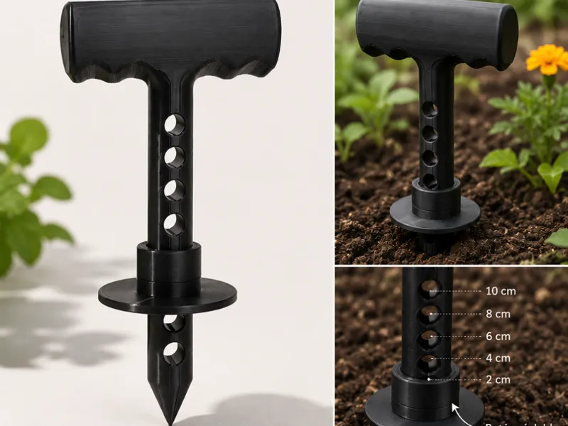 Plantoir réglable | Outil de semis pour potager