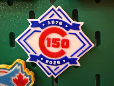 Chicago Cubs 150th Anniversary Logo