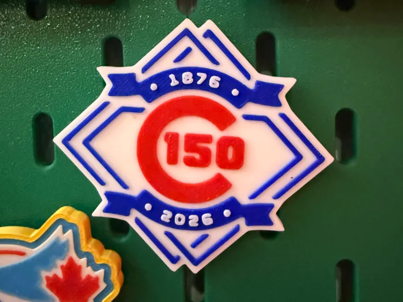 Chicago Cubs 150th Anniversary Logo