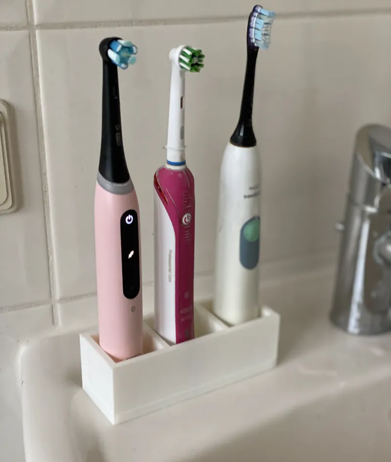 Toothbrush holder (print in place)