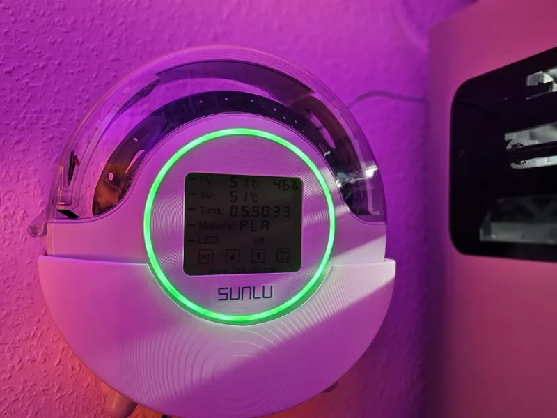 SUNLU S2 FilaDryer wall mount