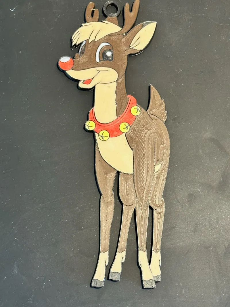 Rudolph hanging ornament