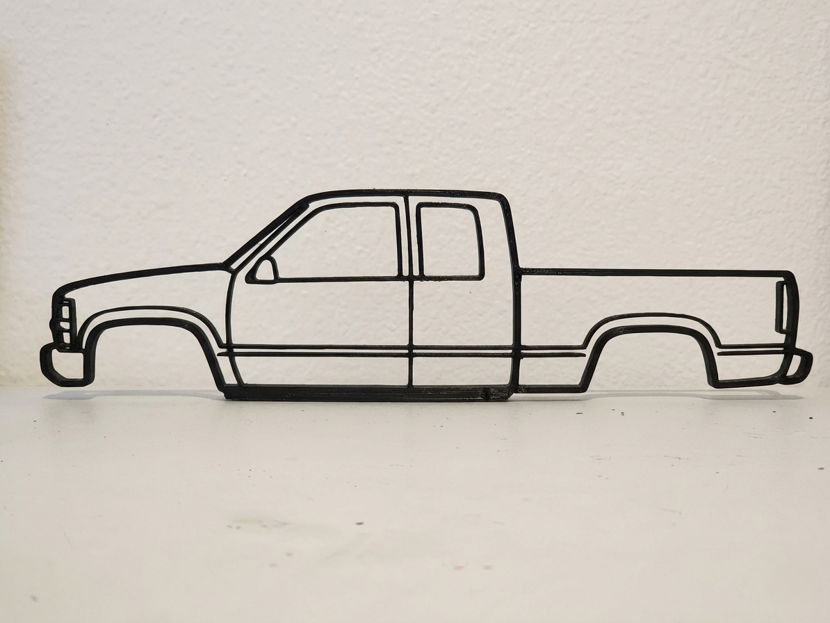 Chevrolet Silverado GMT400 Wall Art