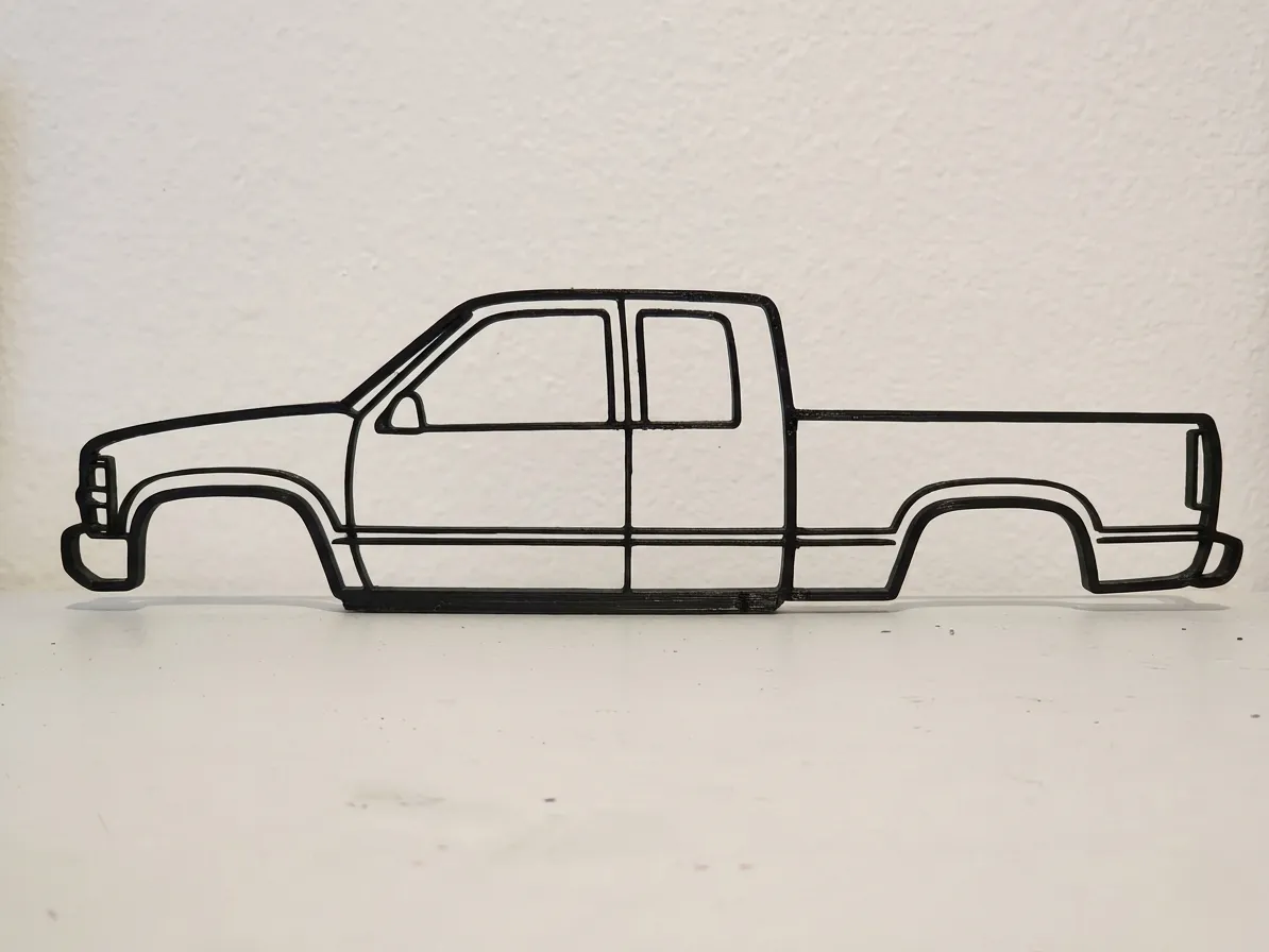 Décoration murale Chevrolet Silverado GMT400