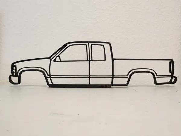 Décoration murale Chevrolet Silverado GMT400