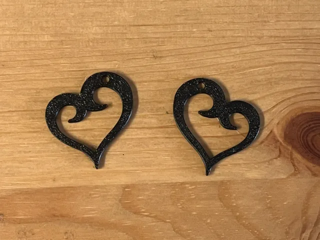 heart earrings