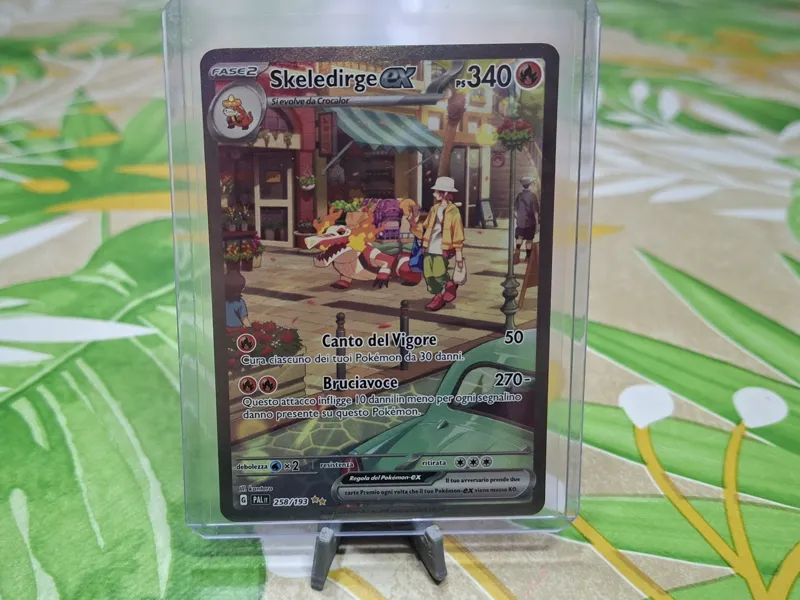 Pokemon card holder/stand
