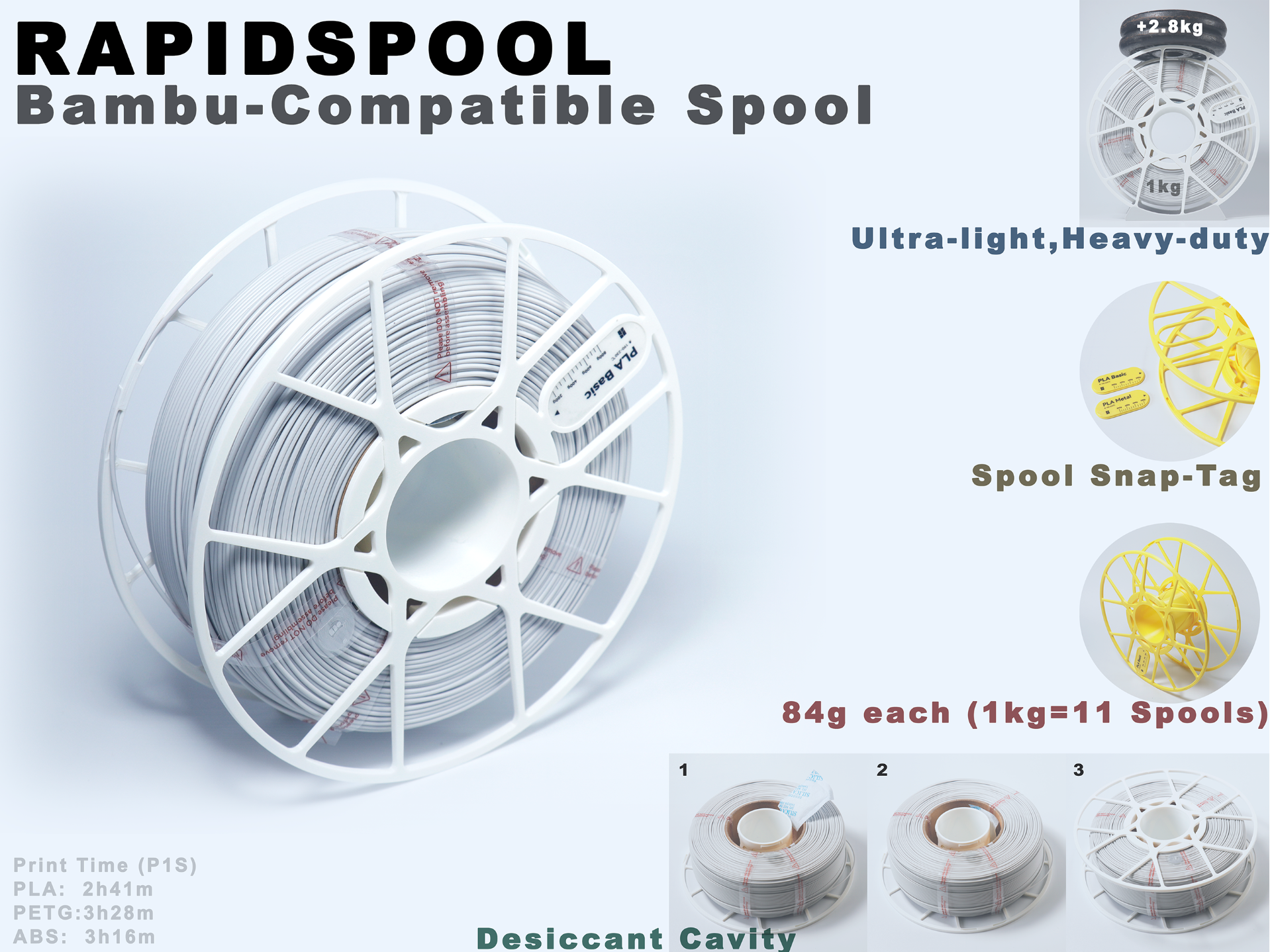 RapidSpool – Bambu-Compatible Spool