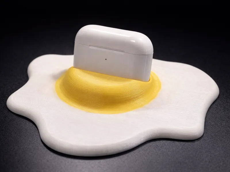 Fried Egg Airpod Holder - Decorative Stand