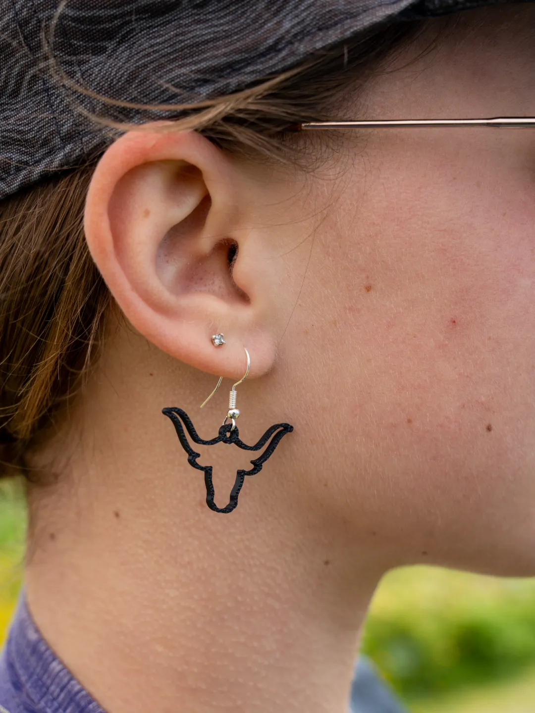 Bull Earrings view 3