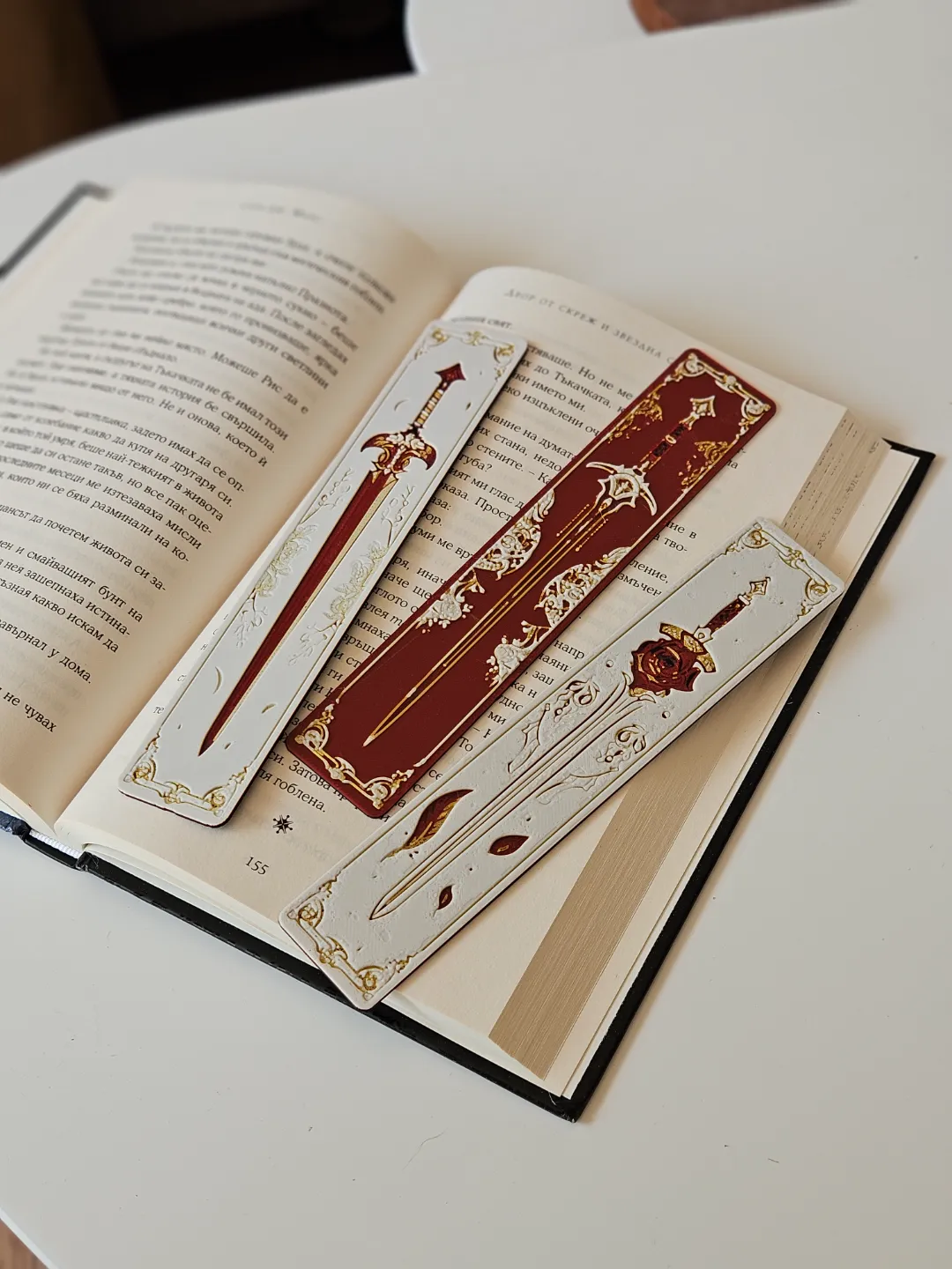 "Blade & Blossom" - Bookmarks Set view 3