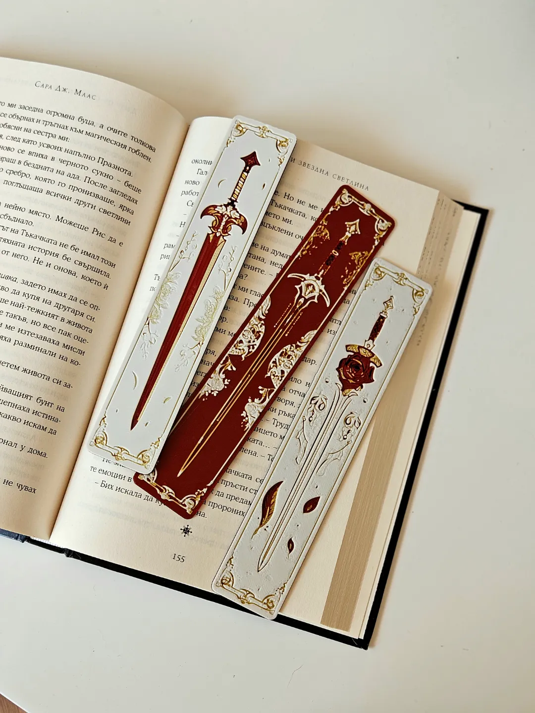 "Blade & Blossom" - Bookmarks Set view 4