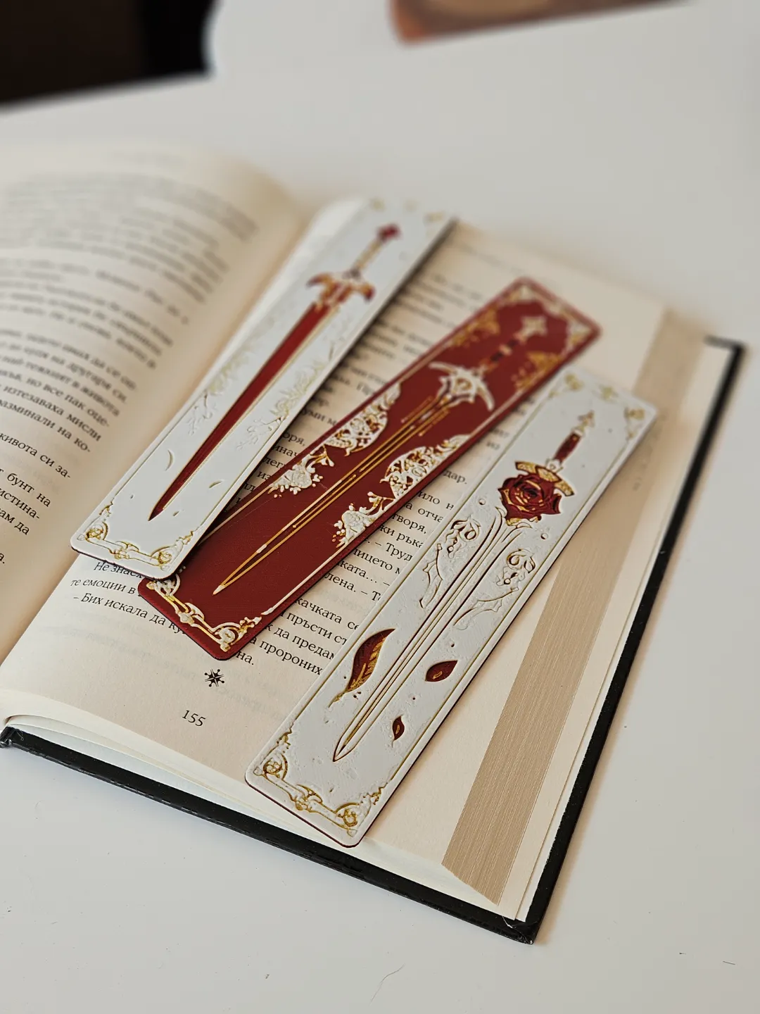 "Blade & Blossom" - Bookmarks Set view 2