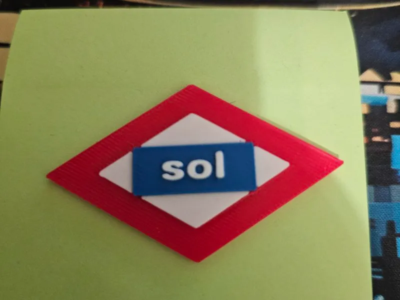 cartel metro sol