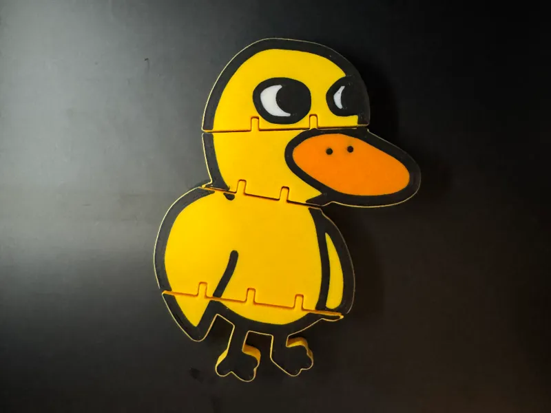 Duck from The Duck Song - Got Any Grapes Flexi Toy