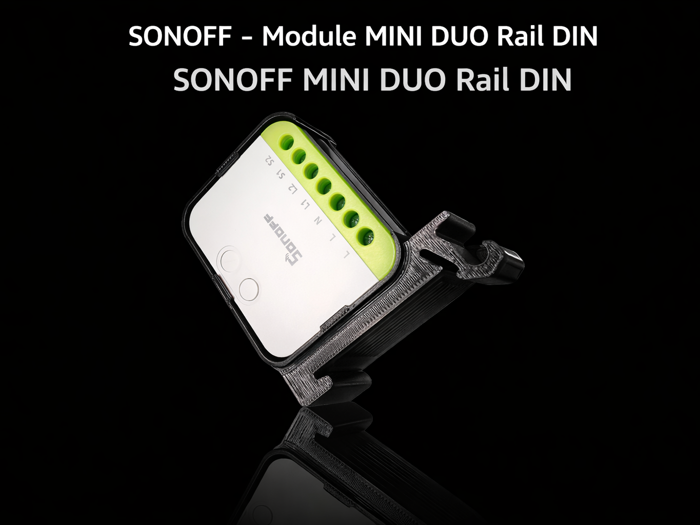 SONOFF - MINI DUO - Support RAIL DIN