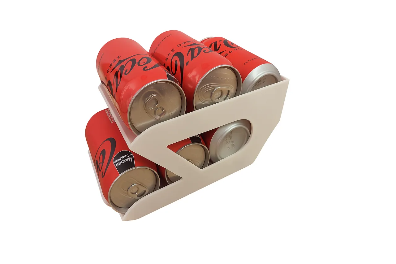 Drink can dispenser. No assembly, no supports! view 2