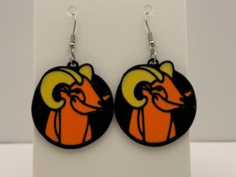 Aries Earrings - Zodiac Series