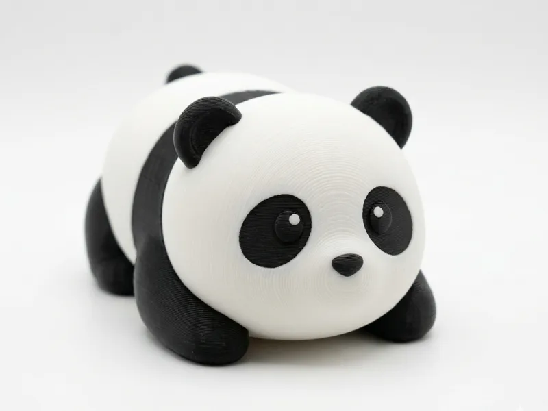 Cute Panda Desk Figure