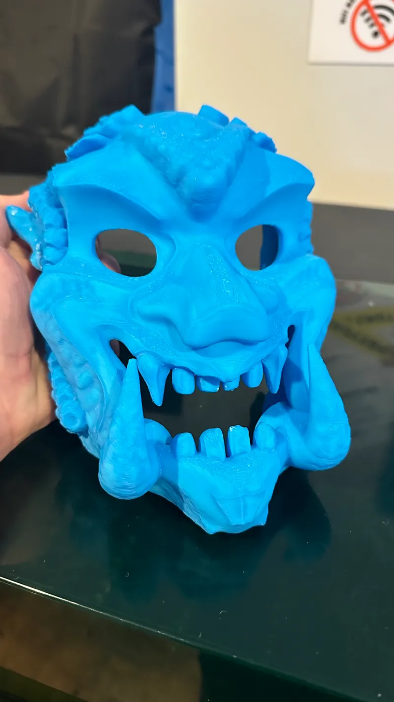 Cyber Warrior Oni Mask