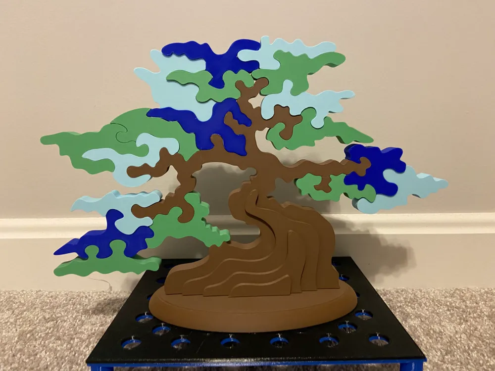 Standing Tree Puzzle from Survivor by Encrust3d - MakerWorld