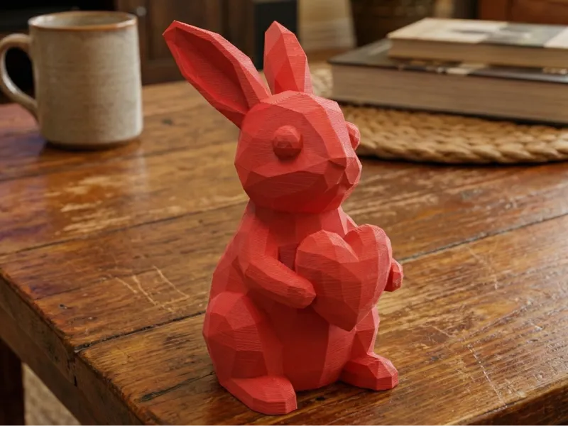 Low-Poly Love Bunny