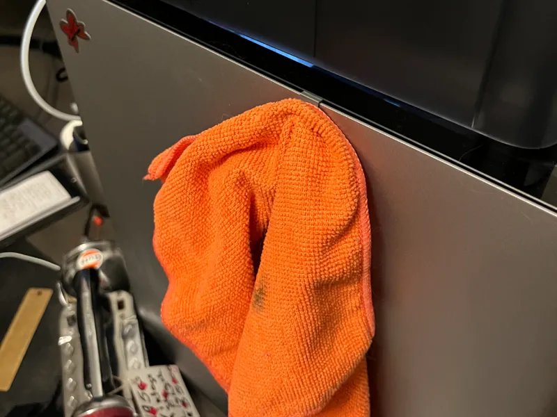 Bambu X1C Towel hook (LESS THAN 1 G OF PLA)
