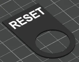 Reset Button Label 