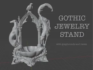 Gothic jewelry stand