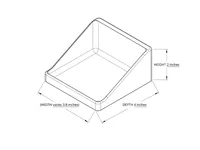 4in Depth shallow trays