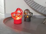 Държач за свещ във форма на сърце