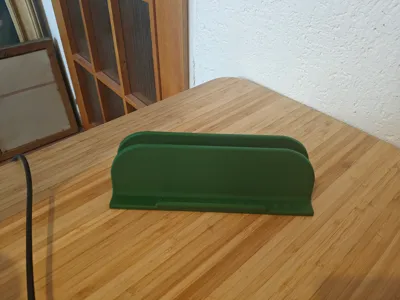 Vertical laptop stand with phone/tablet holder