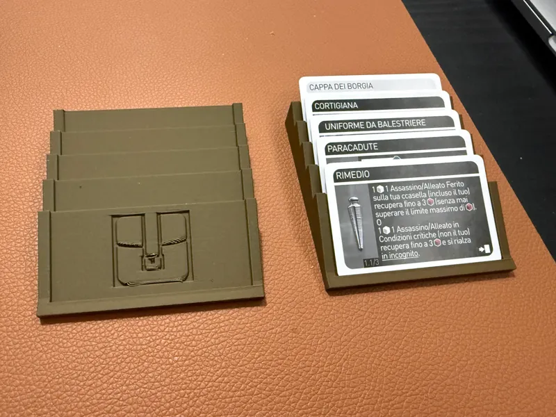 Equipment cards holder for Assassin's Creed BOV
