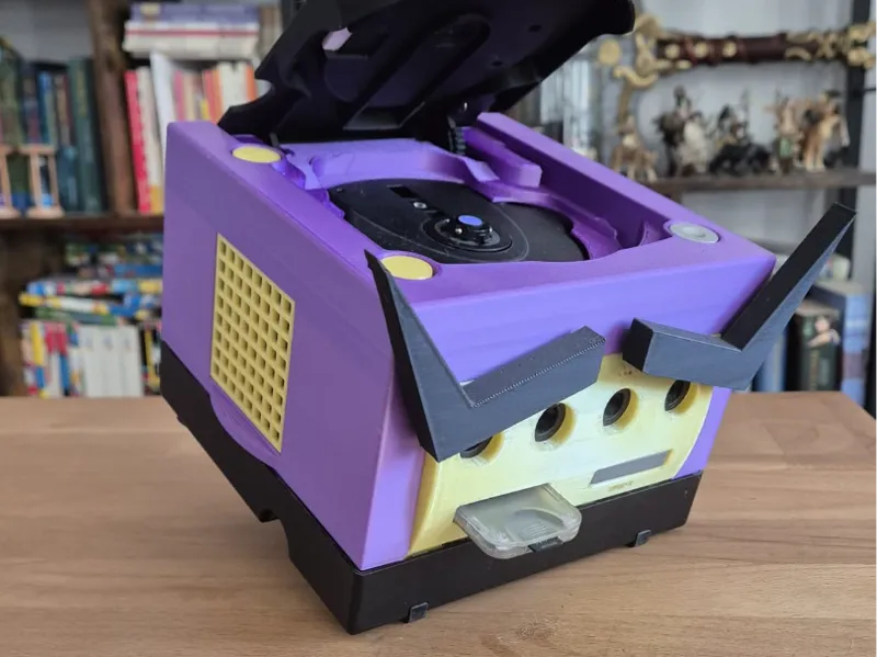 extremely simple (and cheap) GameCube stand
