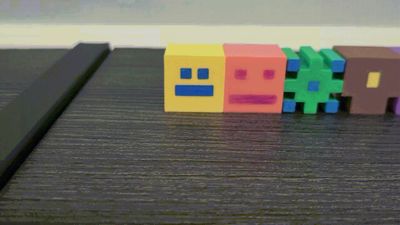 Geometry Dash Icon Pack | 16+ cubes - Free 3D Print Model - MakerWorld