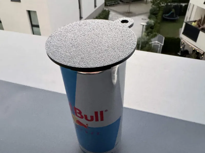 Universal Red Bull Can Snap-On Lid 