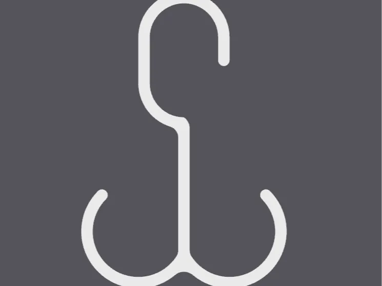 Gancho / Hook para solución medica doble
