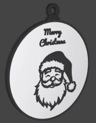Santa Ornament