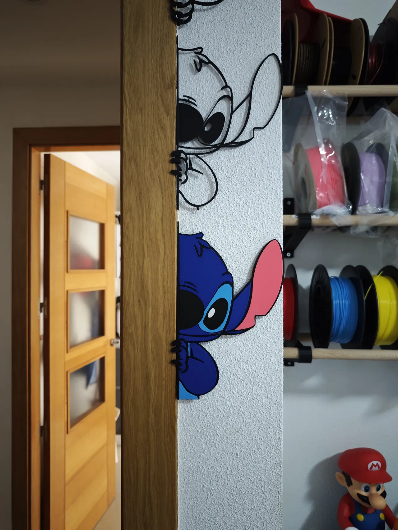 Stitch Wall art / Door art (Vertical) view 2